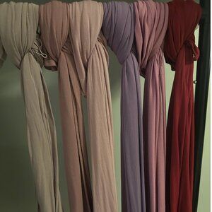 SIX Hijabs ! Jersey material !